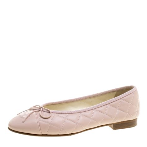 chanel pink ballerina|Chanel ballet shoes.